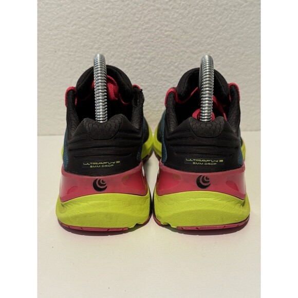 Topo Athletic Womens Ultrafly 3 Running Shoes Sz 6.5 Emerald/Fuchsia Trail Hike - Picture 10 of 15